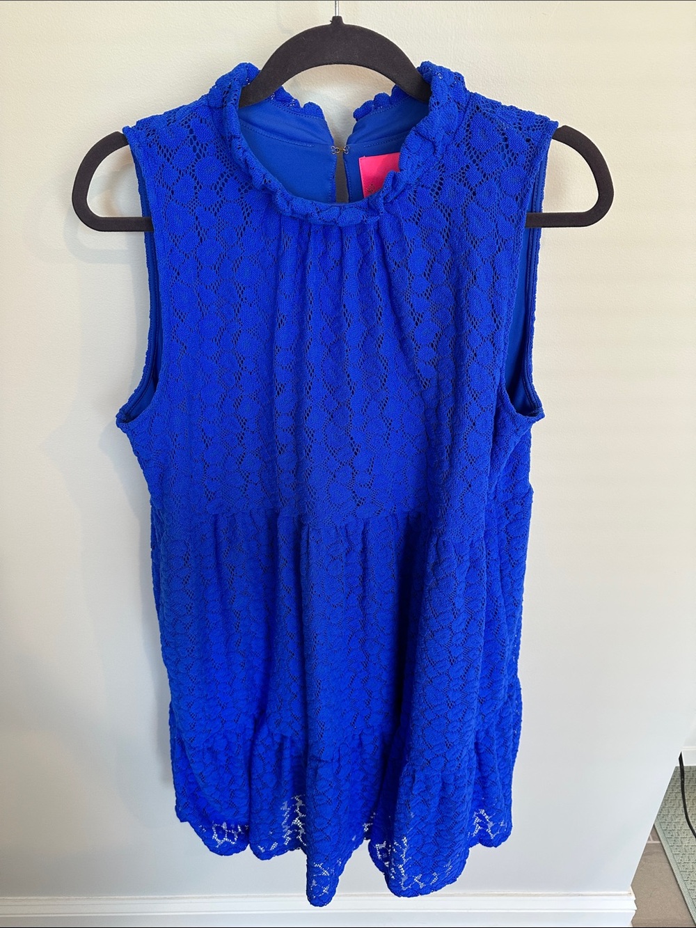 Lilly Pulitzer Royal Blue Lace Sleeveless Dress